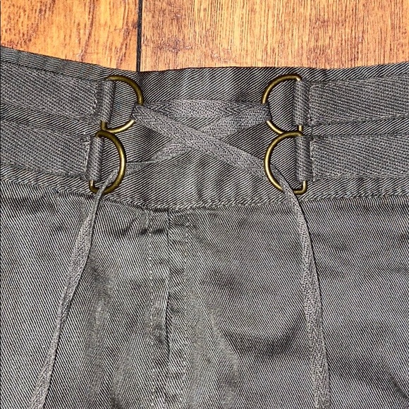 Free People green lace up skort - Picture 2 of 4